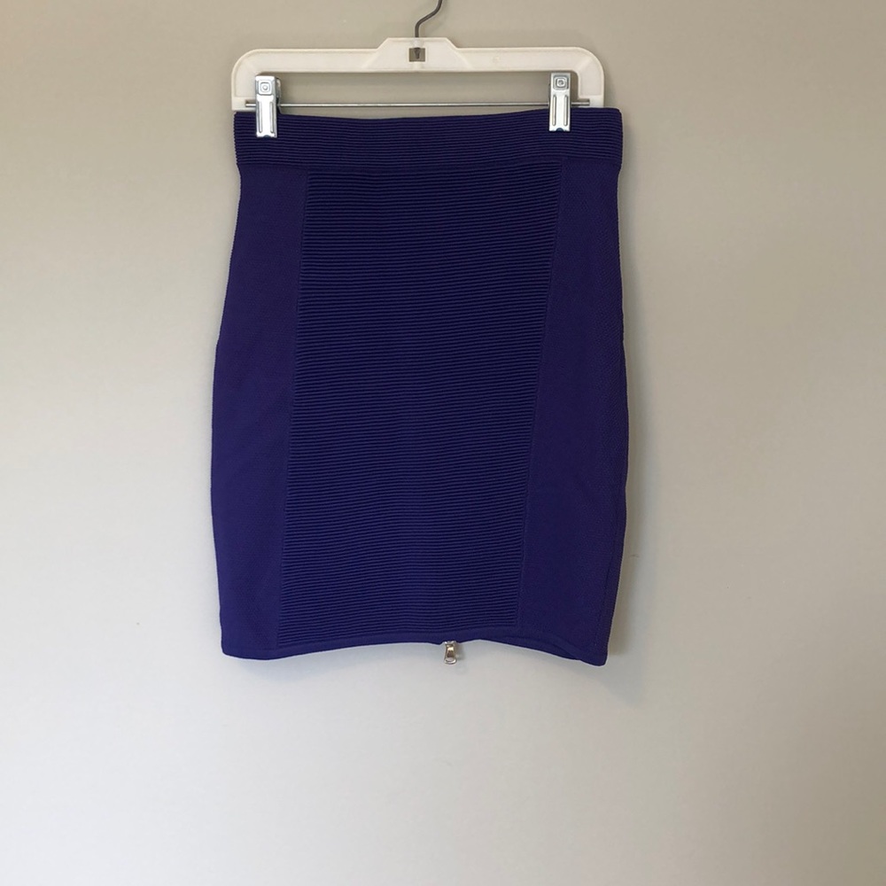 Parker purple tight mini skirt